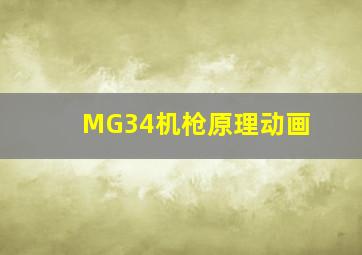 MG34机枪原理动画