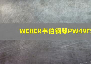 WEBER韦伯钢琴PW49FS