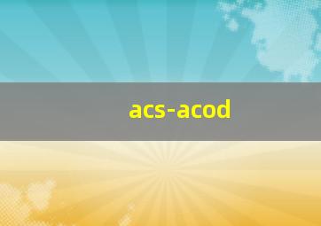 acs-acod