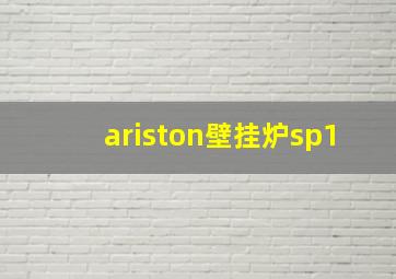 ariston壁挂炉sp1