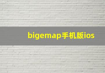 bigemap手机版ios