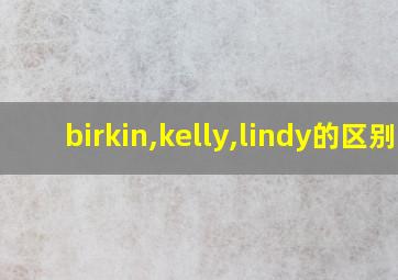 birkin,kelly,lindy的区别