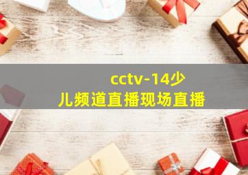 cctv-14少儿频道直播现场直播