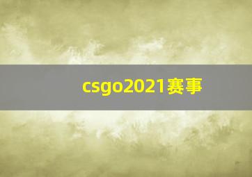 csgo2021赛事