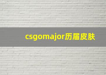 csgomajor历届皮肤