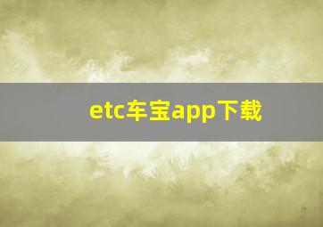 etc车宝app下载