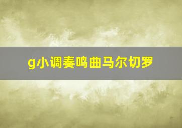 g小调奏鸣曲马尔切罗