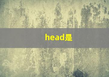 head是