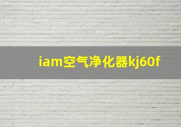 iam空气净化器kj60f