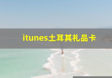 itunes土耳其礼品卡