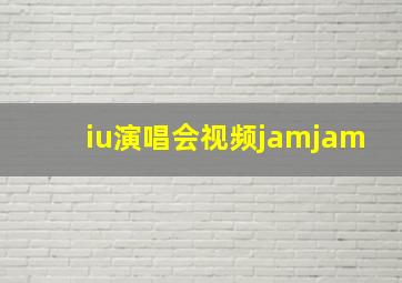 iu演唱会视频jamjam