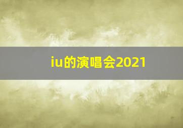 iu的演唱会2021