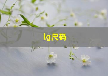 lg尺码