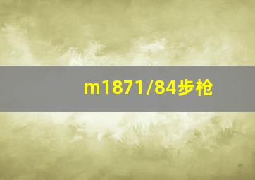 m1871/84步枪