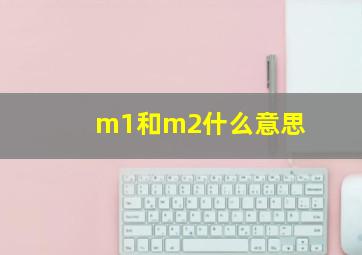 m1和m2什么意思