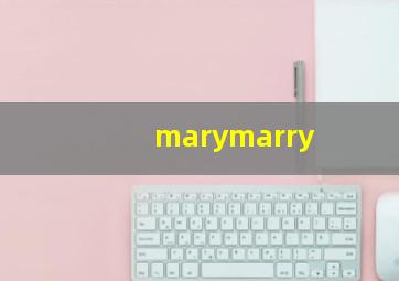 marymarry