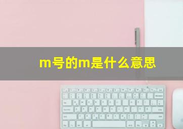 m号的m是什么意思