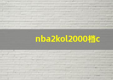 nba2kol2000档c