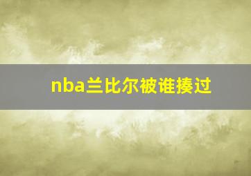 nba兰比尔被谁揍过