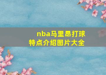 nba马里昂打球特点介绍图片大全