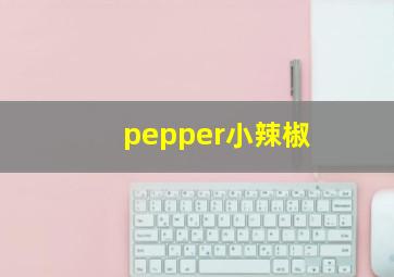 pepper小辣椒