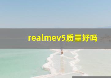 realmev5质量好吗