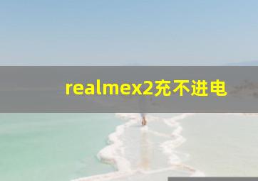 realmex2充不进电