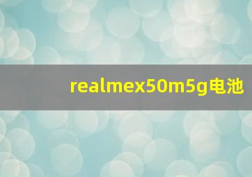 realmex50m5g电池