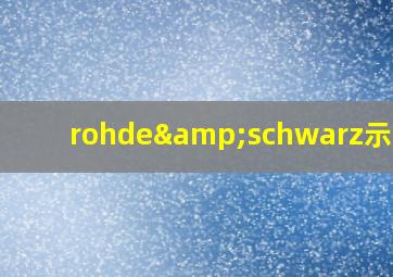 rohde&schwarz示波器