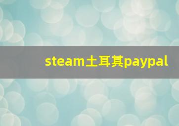 steam土耳其paypal