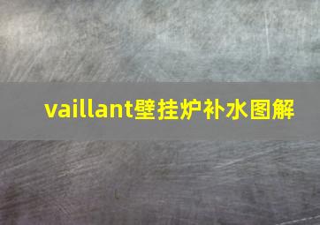 vaillant壁挂炉补水图解