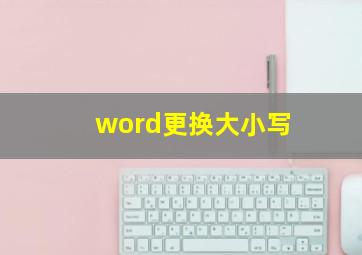 word更换大小写