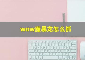 wow魔暴龙怎么抓