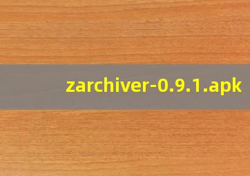 zarchiver-0.9.1.apk