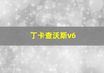 丁卡查沃斯v6