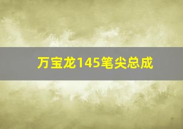 万宝龙145笔尖总成