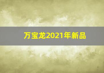 万宝龙2021年新品