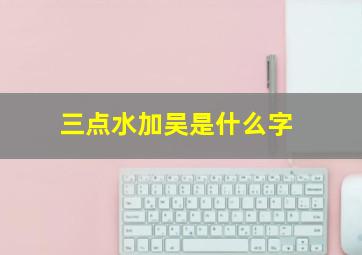 三点水加吴是什么字