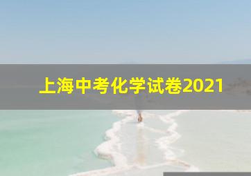 上海中考化学试卷2021