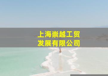 上海崇越工贸发展有限公司