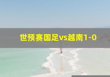 世预赛国足vs越南1-0