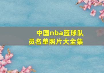 中国nba篮球队员名单照片大全集