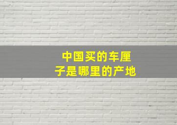 中国买的车厘子是哪里的产地