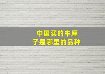 中国买的车厘子是哪里的品种