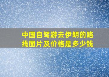 中国自驾游去伊朗的路线图片及价格是多少钱