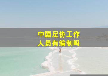 中国足协工作人员有编制吗