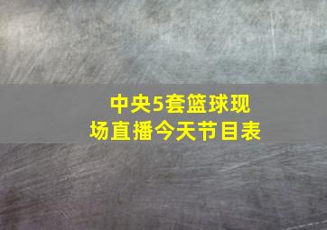 中央5套篮球现场直播今天节目表