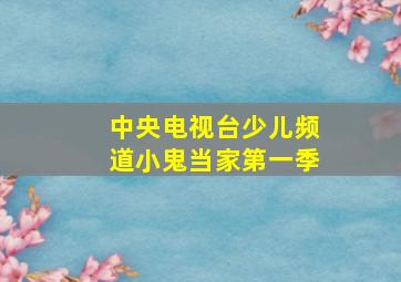 中央电视台少儿频道小鬼当家第一季