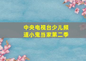 中央电视台少儿频道小鬼当家第二季