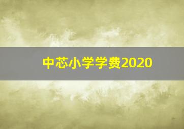 中芯小学学费2020